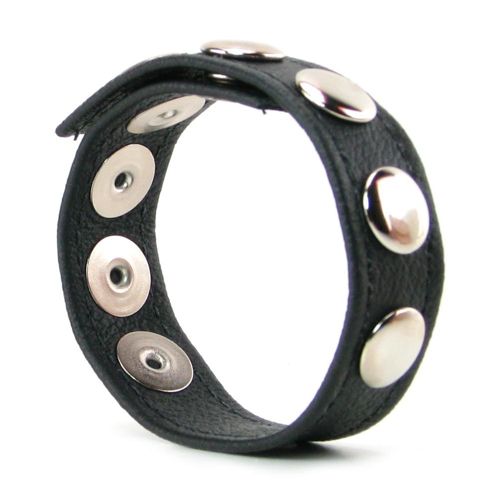 COLT 5 Snap Leather Cock Ring by California Exotics - - 1