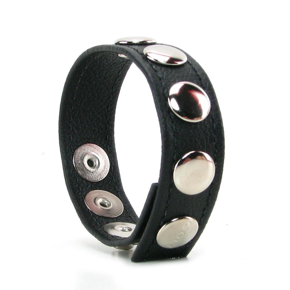 COLT 5 Snap Leather Cock Ring by California Exotics - - 4