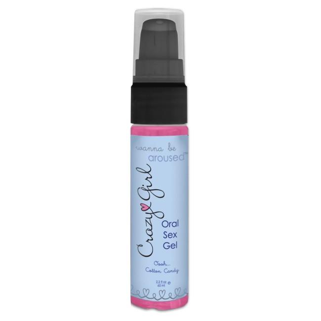 Crazy Girl Oral Sex Gel 2oz/59ml in Cotton Candy