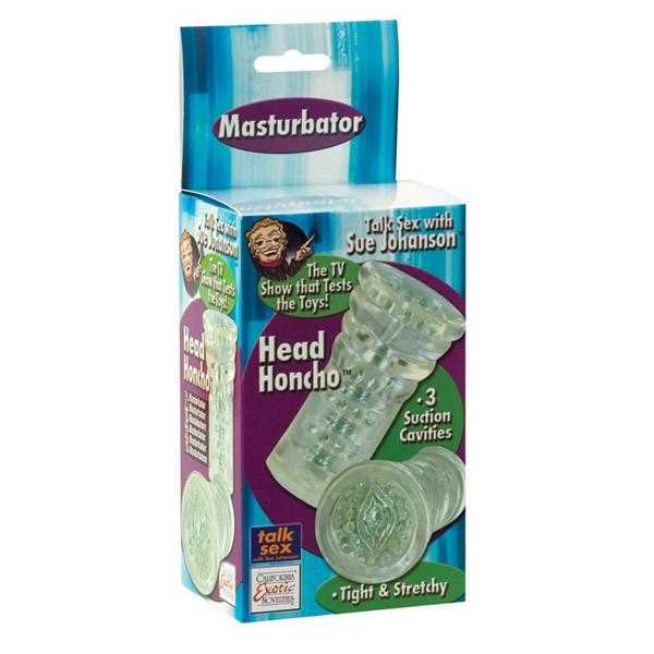 Sue Johanson Head Honcho Stretchy Masturbator by California Exotics - - 2