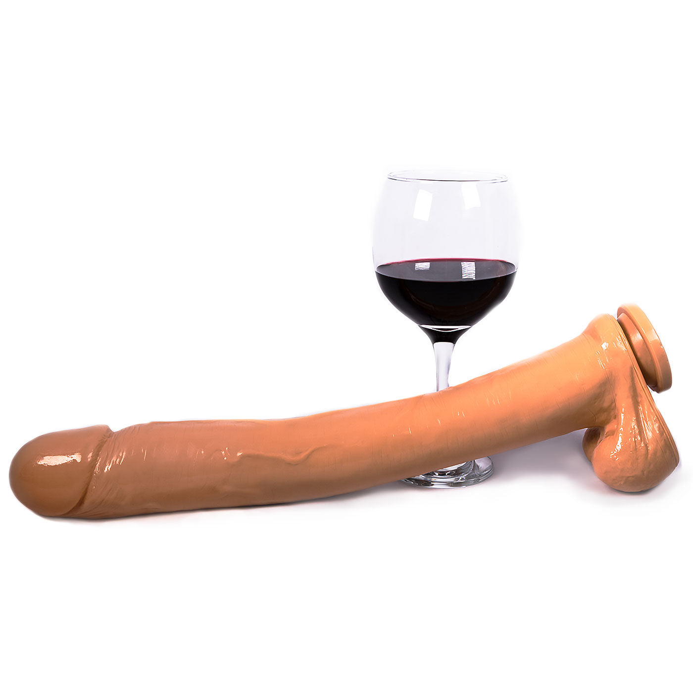 Cloud 9 Extreme Delightful Dong Suction Cup 16 Inches Realistic Dildo