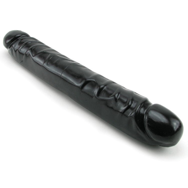 Doc Johnson Double 12 Inch Black Double Dildo by Doc Johnson - - 1