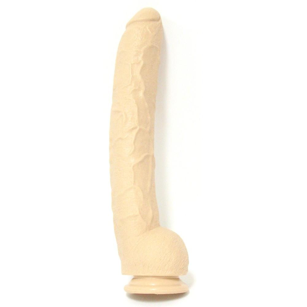 Dick Rambone White Realistic Large Cock in White by Doc Johnson - - 1