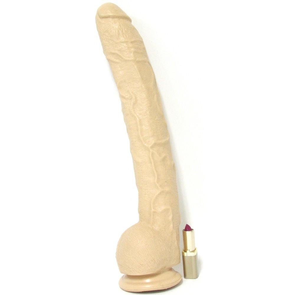 Dick Rambone White Realistic Large Cock in White by Doc Johnson - - 4