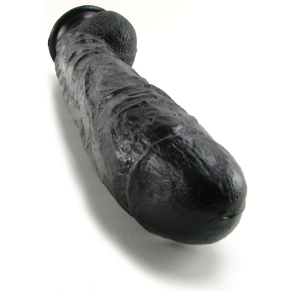 Dick Rambone Black Realistic Large Cock in Black by Doc Johnson - - 2