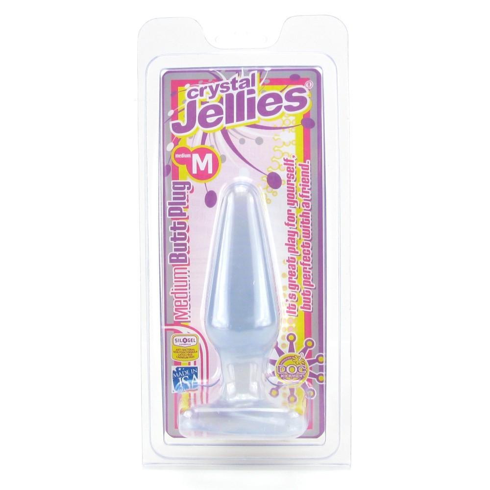 Crystal Jellies Medium Butt Plug by Doc Johnson - - 12