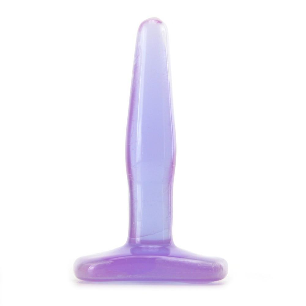Crystal Jellies Small Butt Plug in Purple by Doc Johnson - - 1