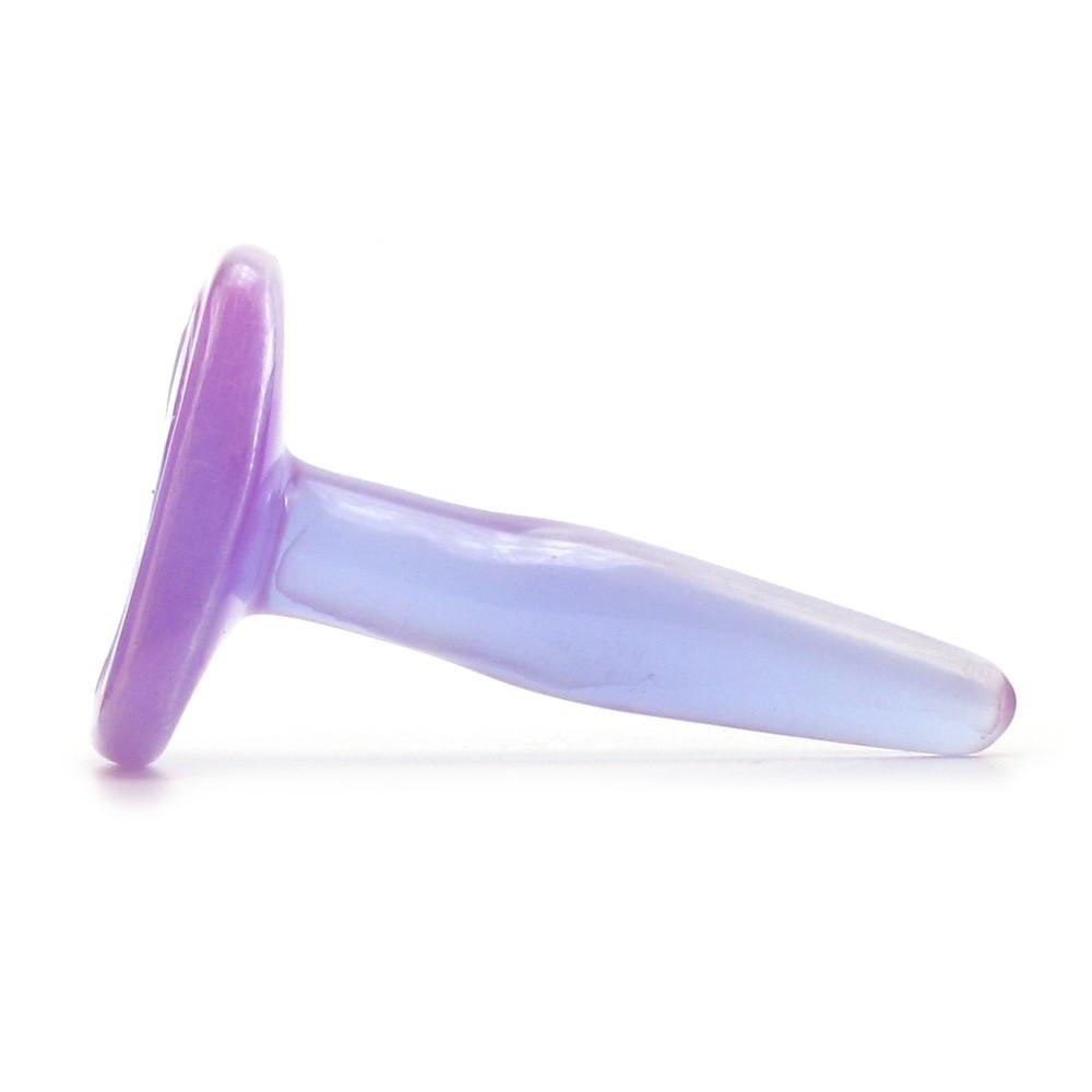 Crystal Jellies Small Butt Plug in Purple by Doc Johnson - - 3