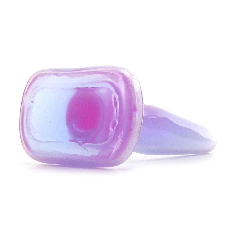 Crystal Jellies Small Butt Plug in Purple by Doc Johnson - - 5