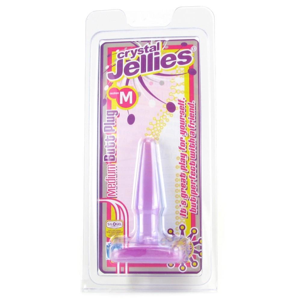 Crystal Jellies Small Butt Plug in Purple by Doc Johnson - - 6