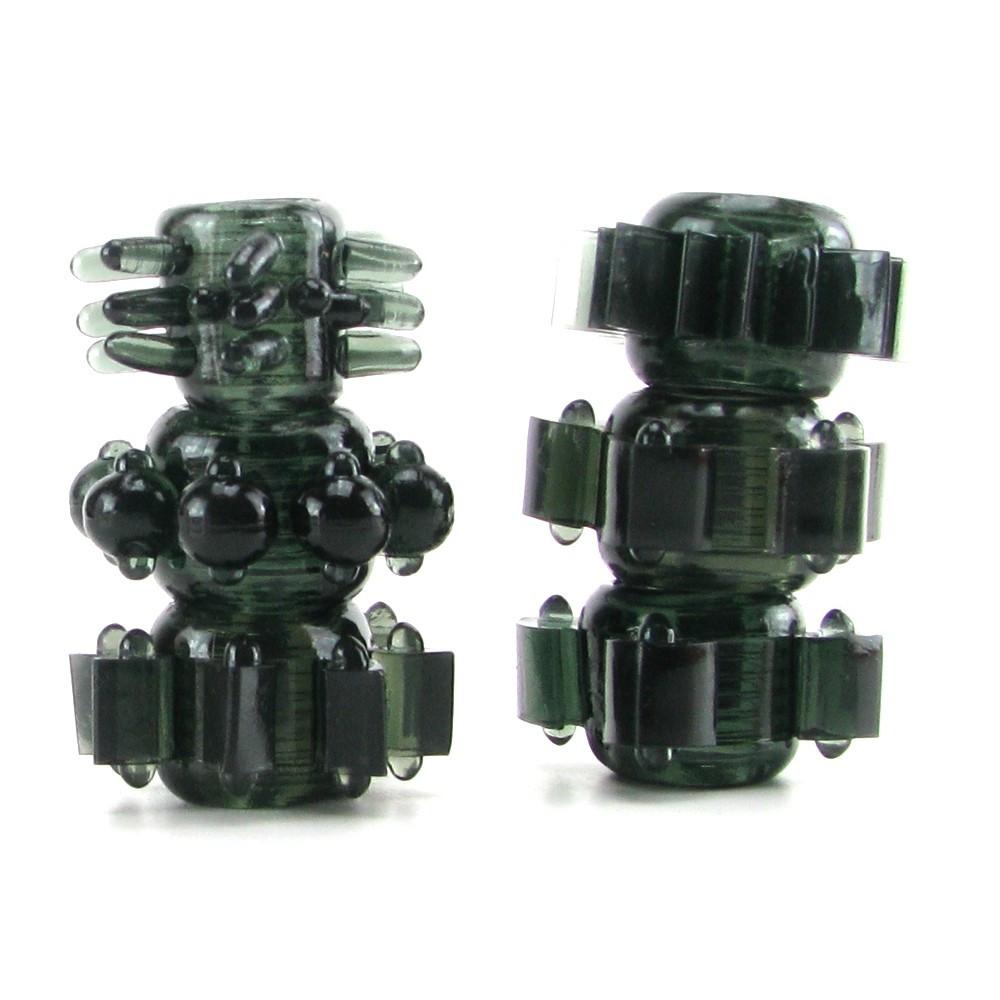 Doc Johnson Tower Of Power 6 Black Cock Rings by Doc Johnson - - 2