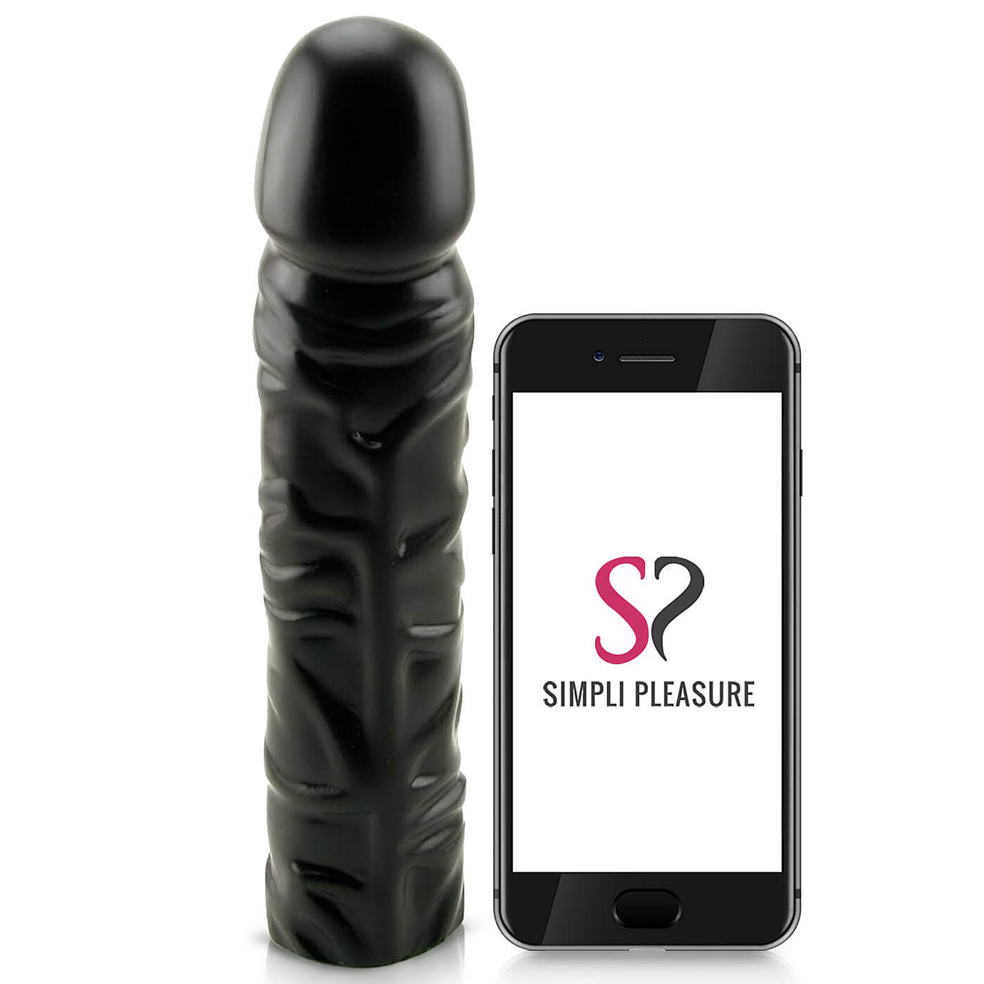 Doc Johnson Classic Bender 8 Inch Black Dildo