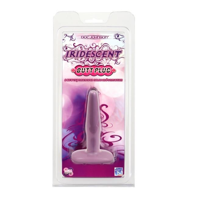 Iridescent Small Butt Plug in Purple