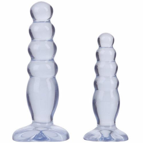 Doc Johnson Crystal Jellies Beaded Butt Plug Trainer Kit by Doc Johnson - - 2