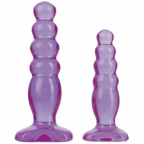 Doc Johnson Crystal Jellies Beaded Butt Plug Trainer Kit by Doc Johnson - - 3