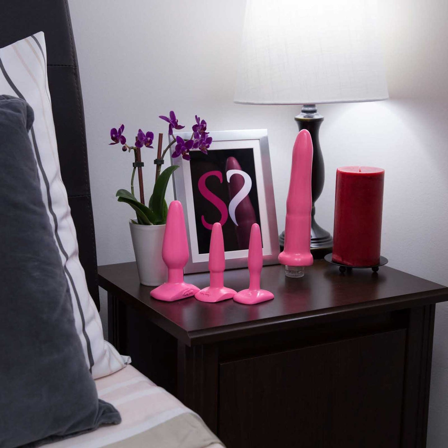 Doc Johnson Juli Ashton's Butt Plug & Vibrator 4-Piece Sex Toy Set
