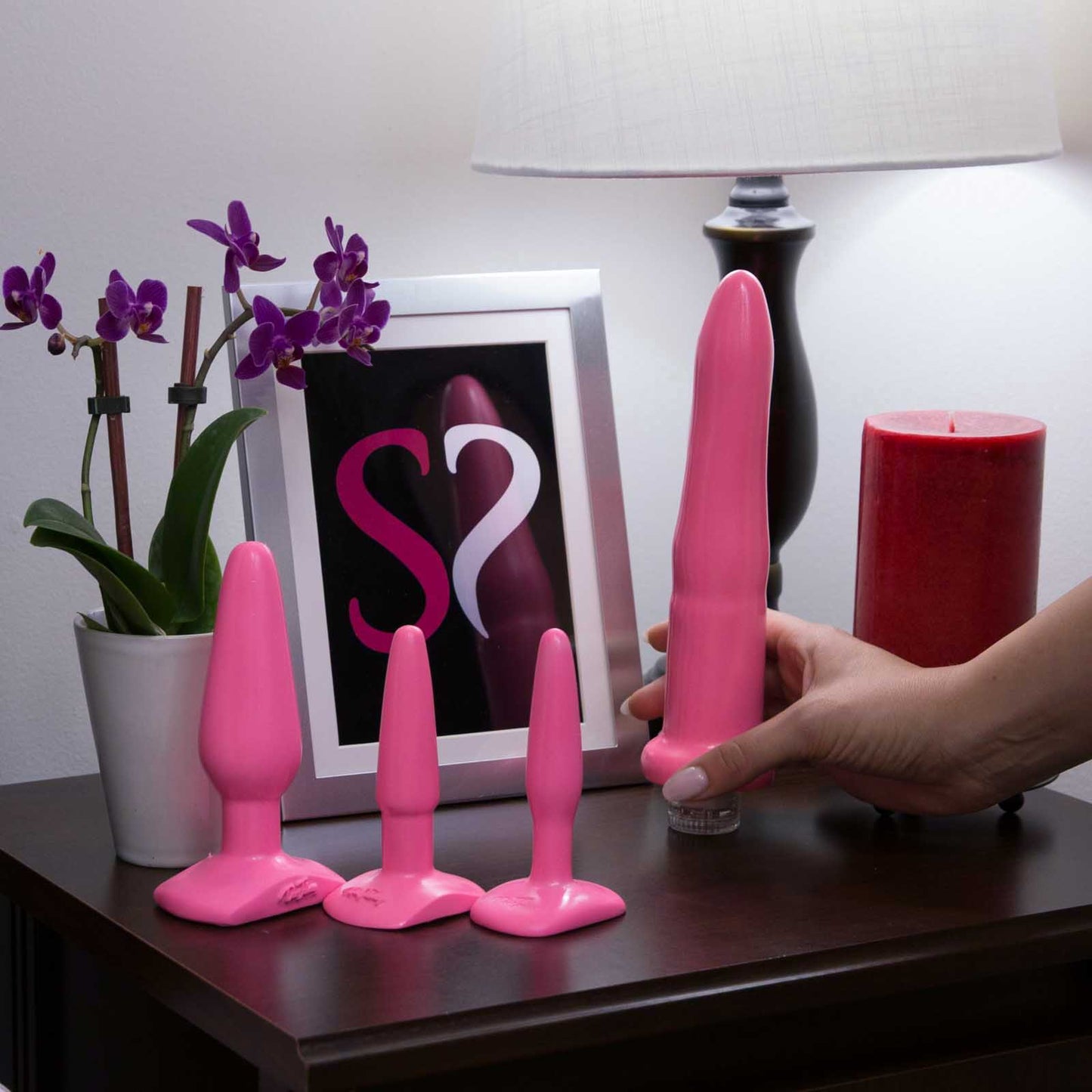 Doc Johnson Juli Ashton's Butt Plug & Vibrator 4-Piece Sex Toy Set