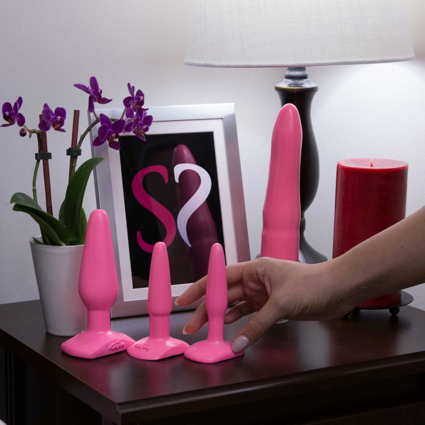 Doc Johnson Juli Ashton's Butt Plug & Vibrator 4-Piece Sex Toy Set