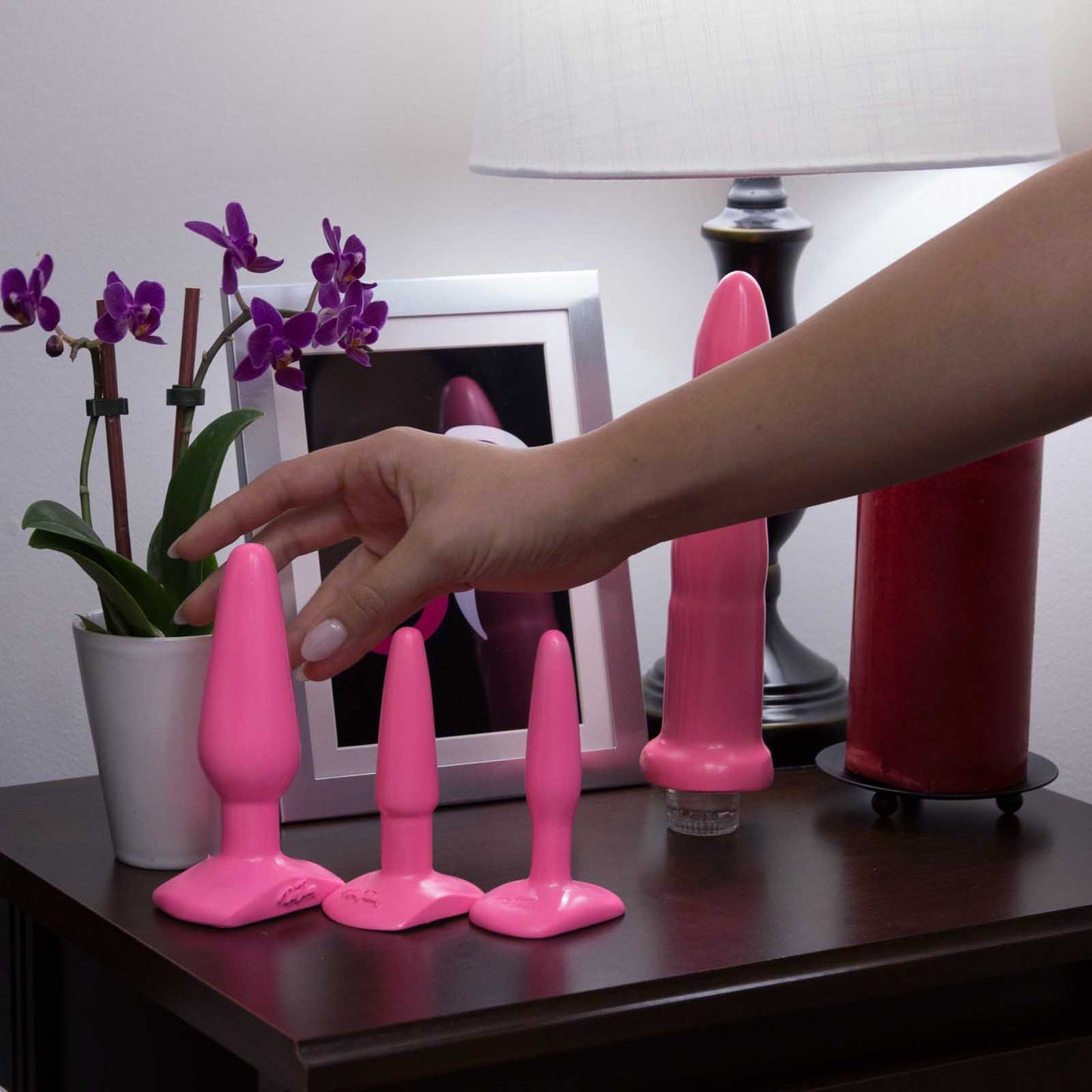 Doc Johnson Juli Ashton's Butt Plug & Vibrator 4-Piece Sex Toy Set