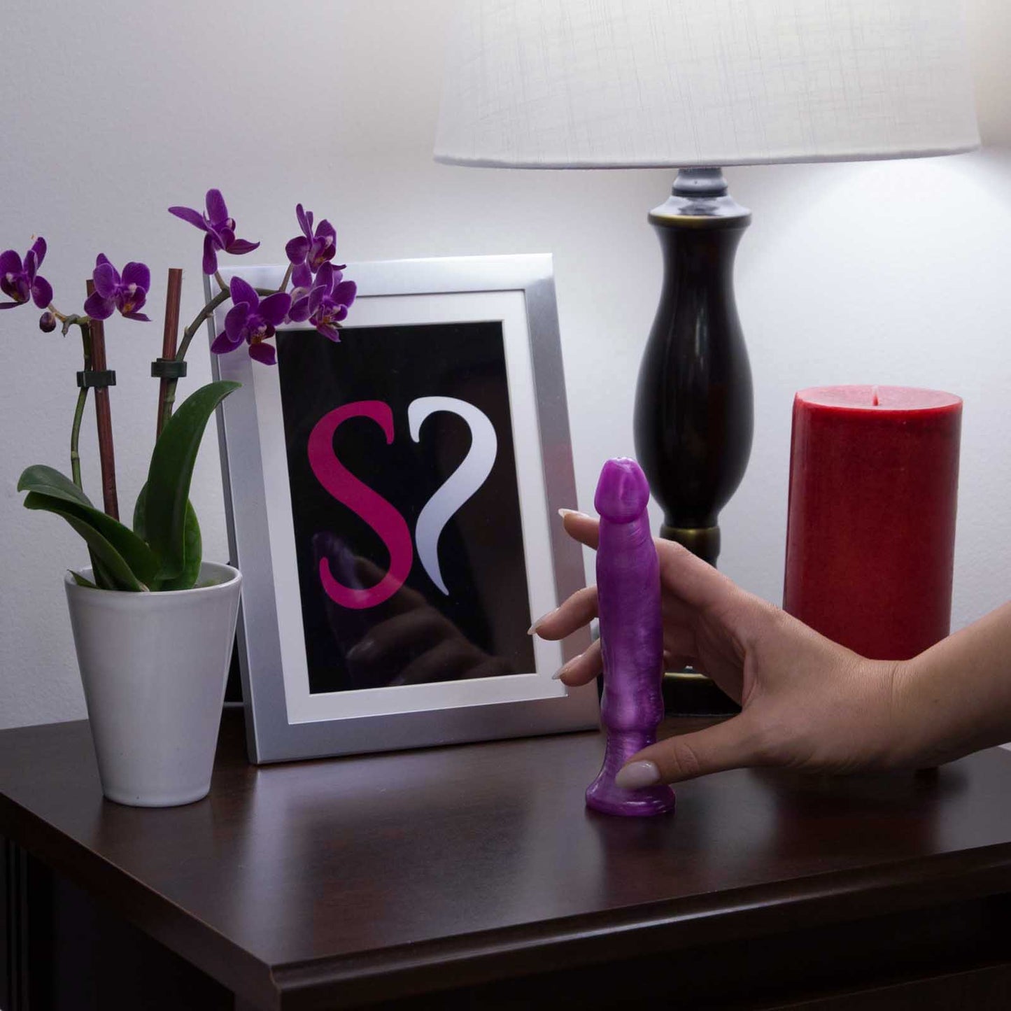 Doc Johnson Realistic Suction Base Radiant Gems Anal Starter 5 Inch Anal Dildo