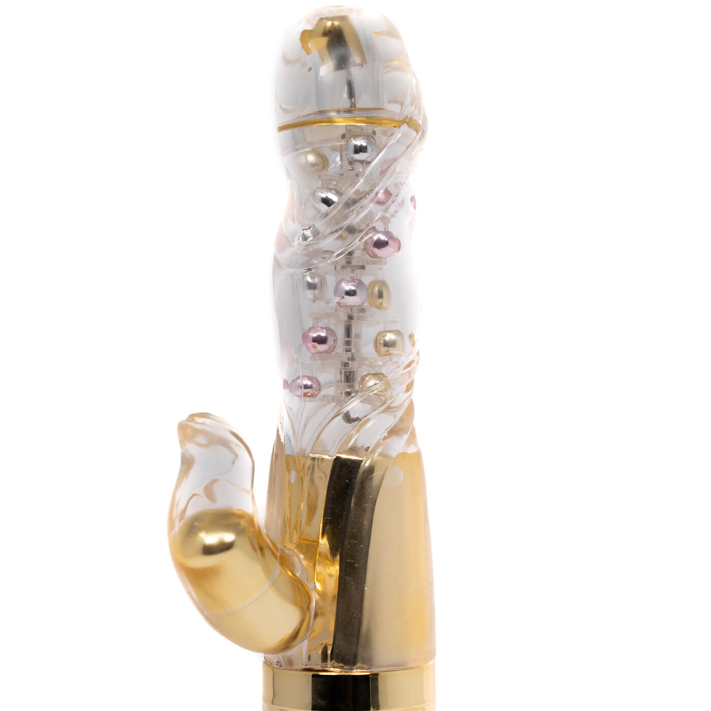 Double Delight Beaded 15 Function Rotating Rabbit Vibrator