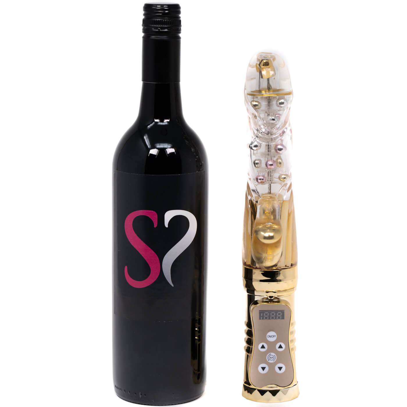 Double Delight Beaded 15 Function Rotating Rabbit Vibrator