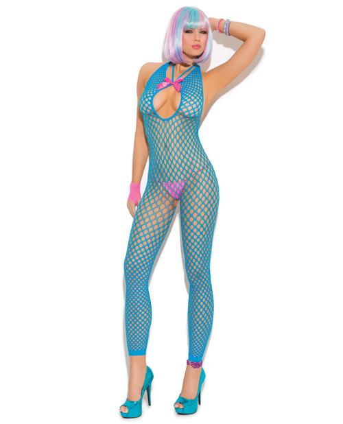 Vivace Bodystocking Neon Blue O/S by ELM -
