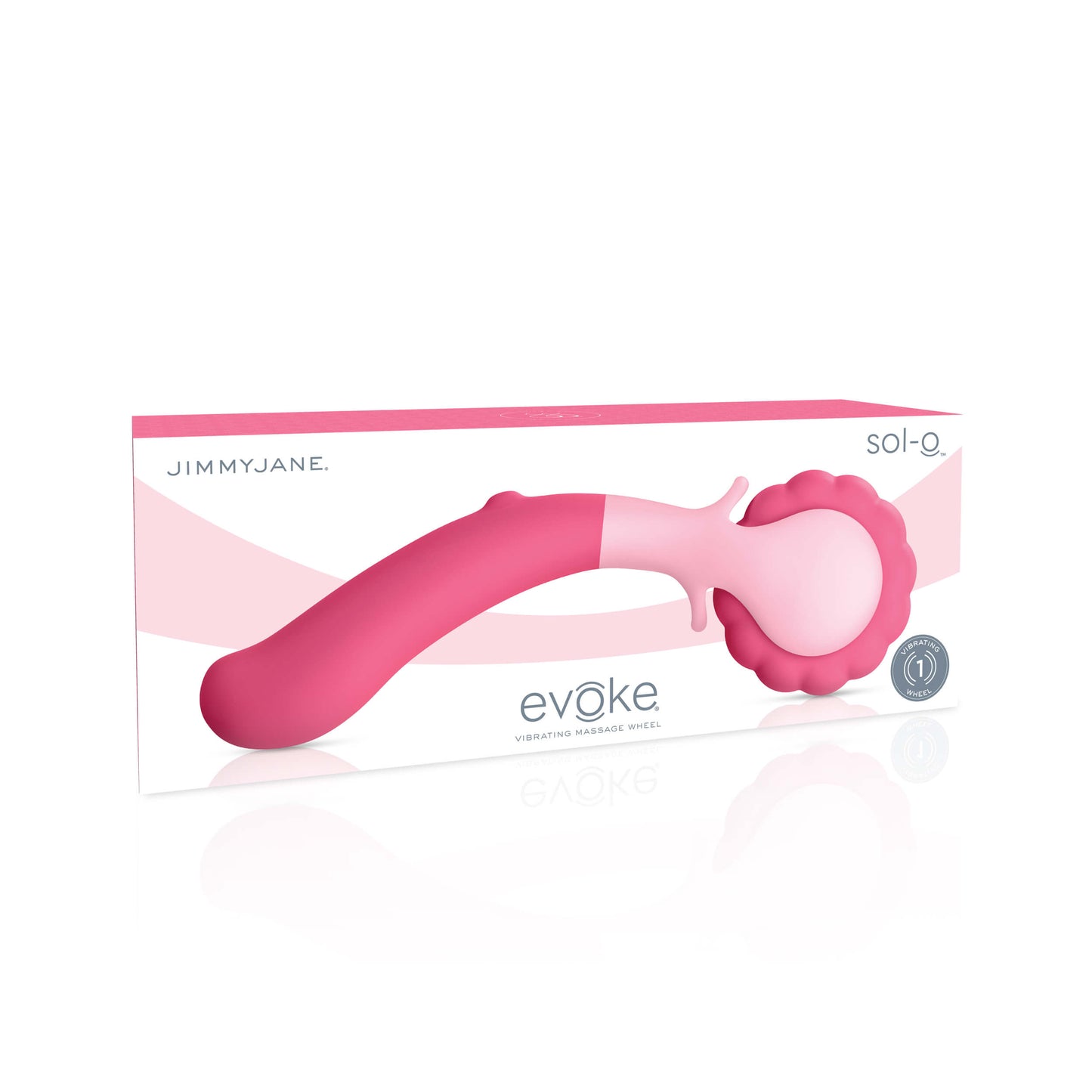 Evoke Sol-O Vibrating Massage Wheel 10 Function USB Rechargeable Waterproof Vibrator