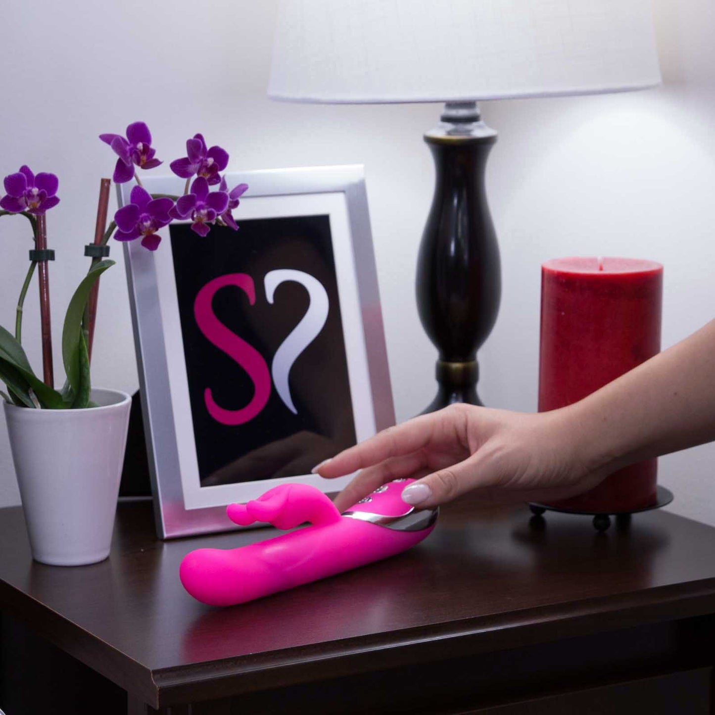 Evolved Novelties Pearly USB Rechargeable 5 Function Extra Quiet Rabbit Vibrator