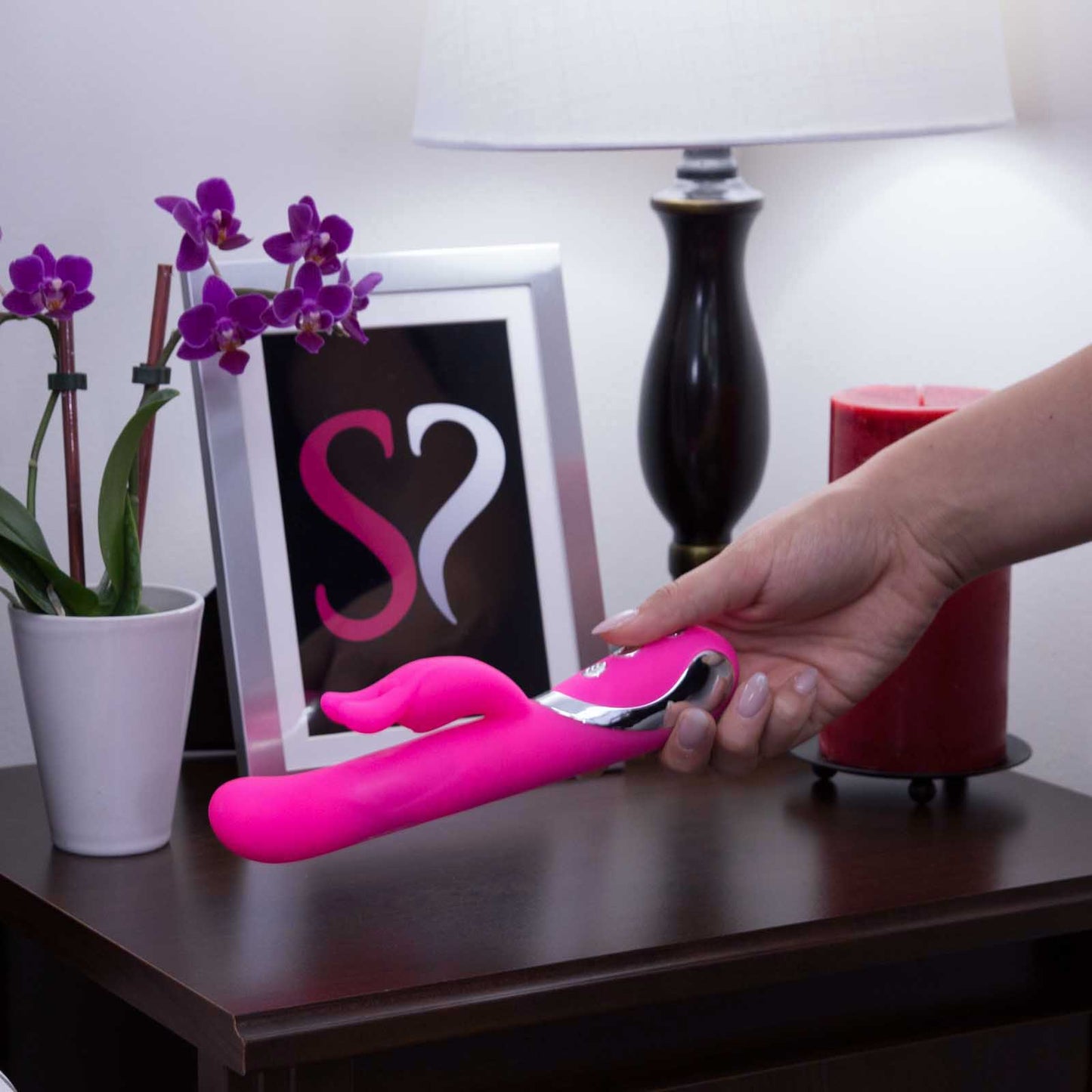 Evolved Novelties Pearly USB Rechargeable 5 Function Extra Quiet Rabbit Vibrator