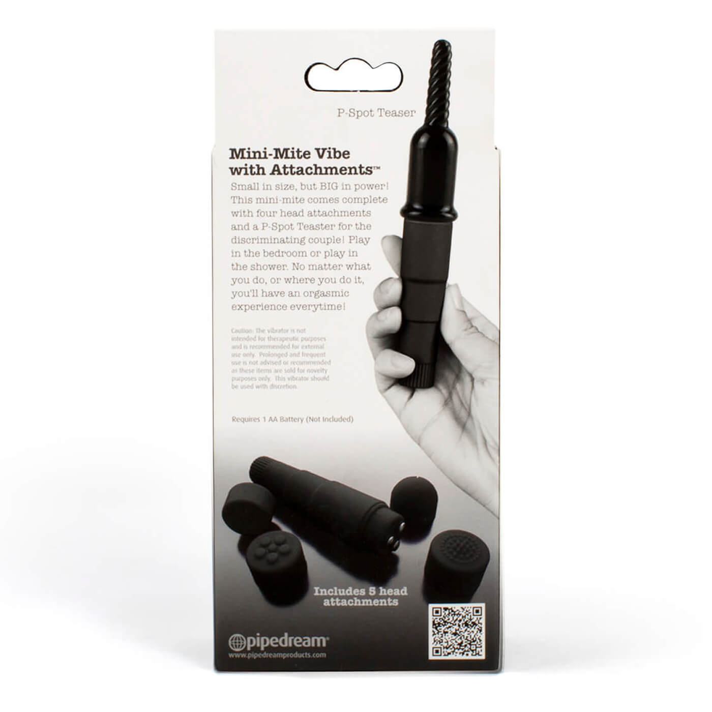Fetish Fantasy Mini Mite Vibe with Attachments