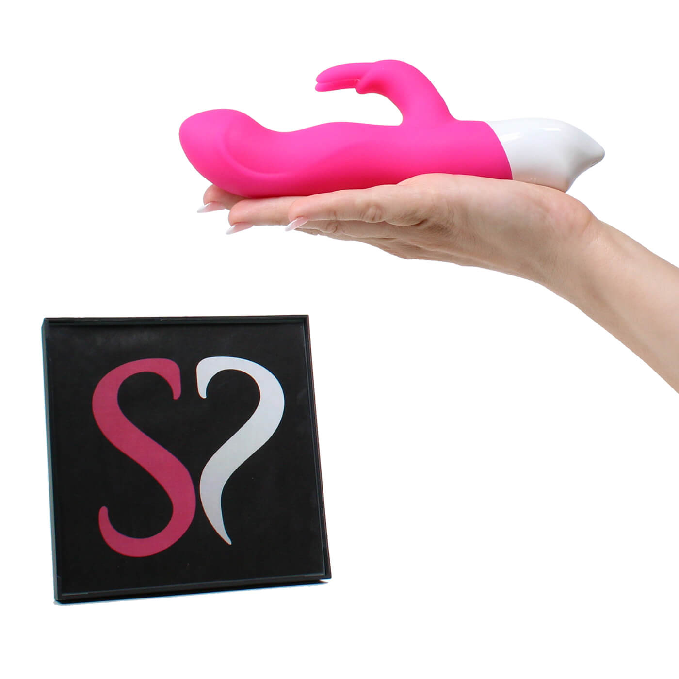 DUALITY Dual Motor Rechargeable 7 Mode Extra Powerful Tapered G-Spot Rabbit Vibrator