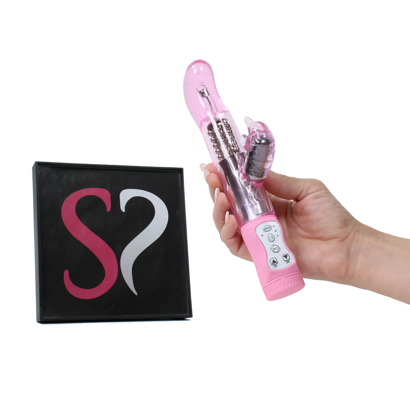Double Delight 12 Function Rotating G-Spot Rabbit Vibrator