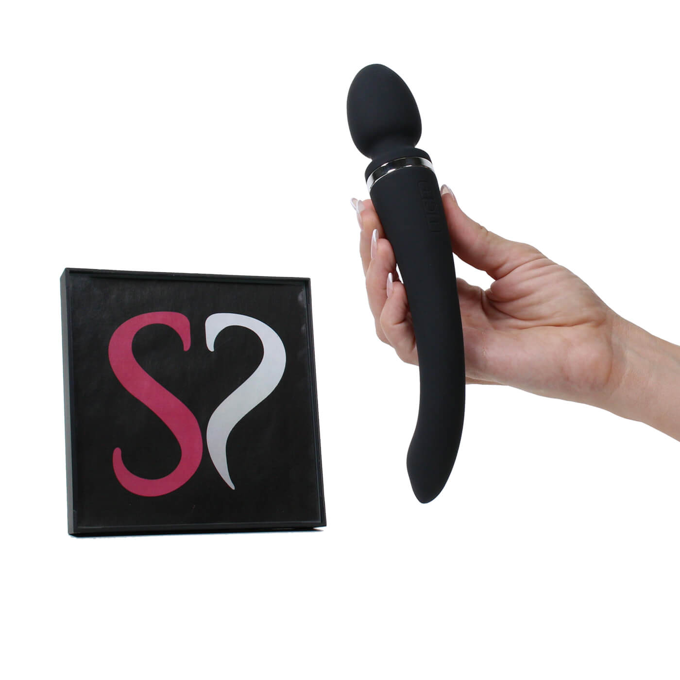 PLAY 10 Function Double Sided Rechargeable G-Spot Wand Vibrator