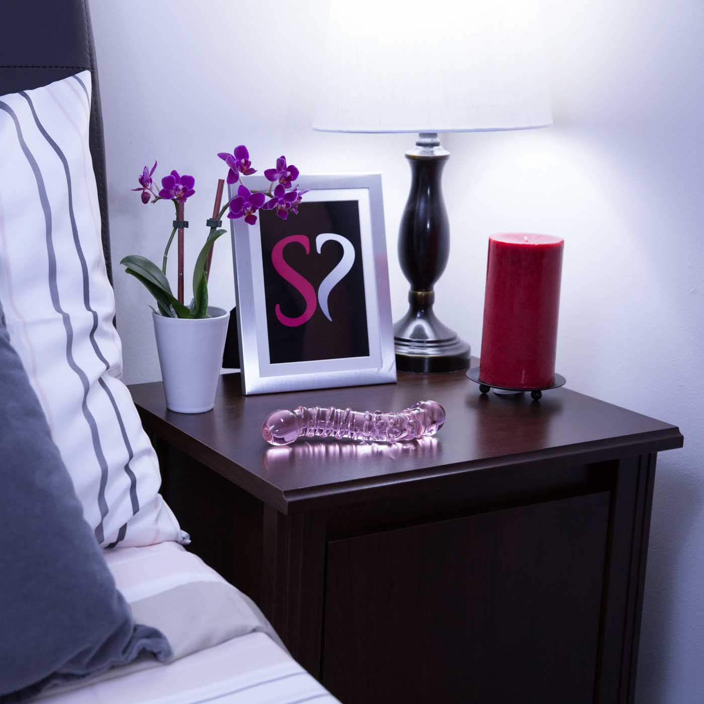 Icicles No. 55 G-Spot Curved Glass Dildo
