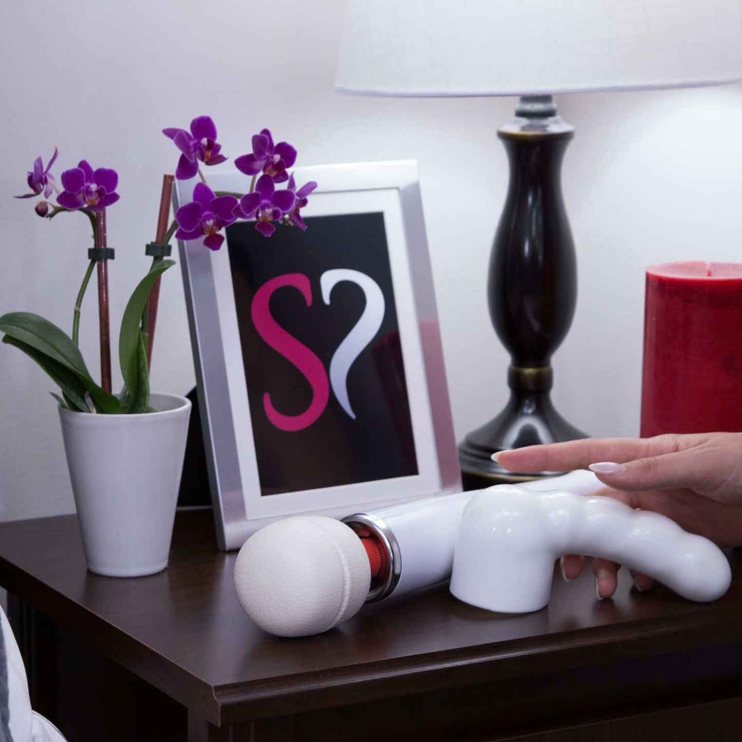 Cloud 9 Full Size Curved Wand Attachment Ergonomic Sex Toy Accessories