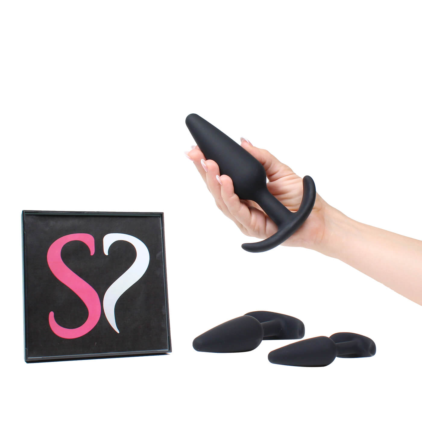Backdoor Bliss 3 Size Tapered Silicone Butt Plug Training Set
