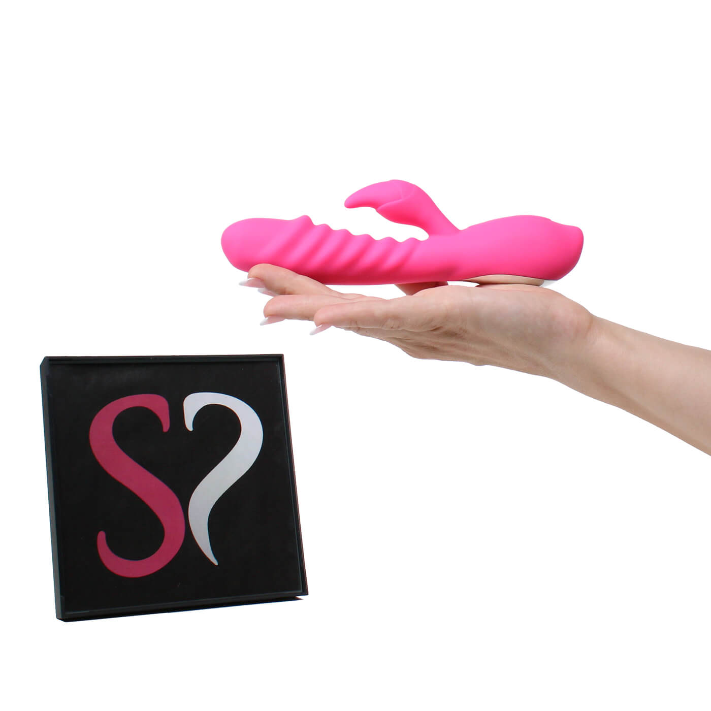 DUALITY 10 Mode Auto Warming Rechargeable Dual Motor Powerful Rabbit Vibrator