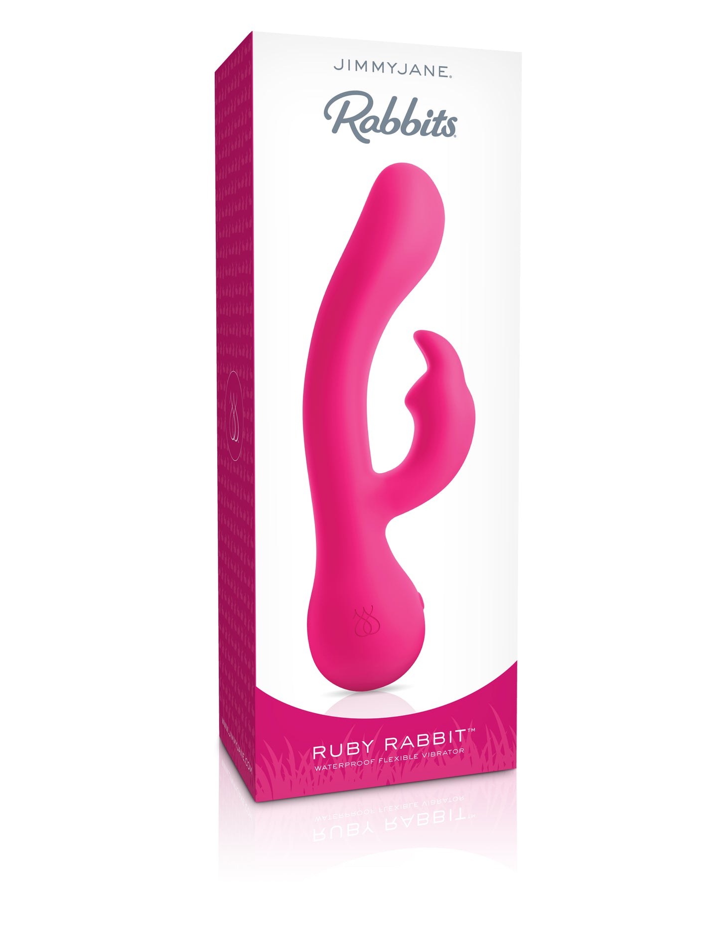 Rabbits - Ruby Rabbit Waterproof Flexible Vibrator by Jimmyjane