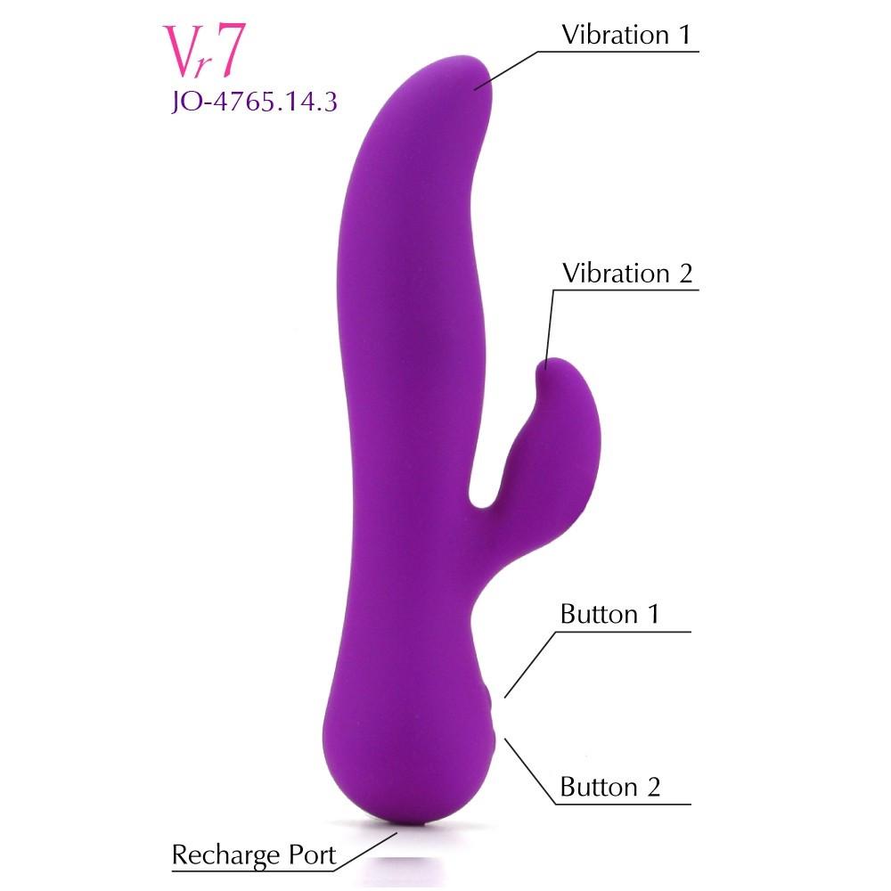 Jopen Vanity VR7 Rechargeable Dual Action Rabbit Vibrator by Jopen - - 4