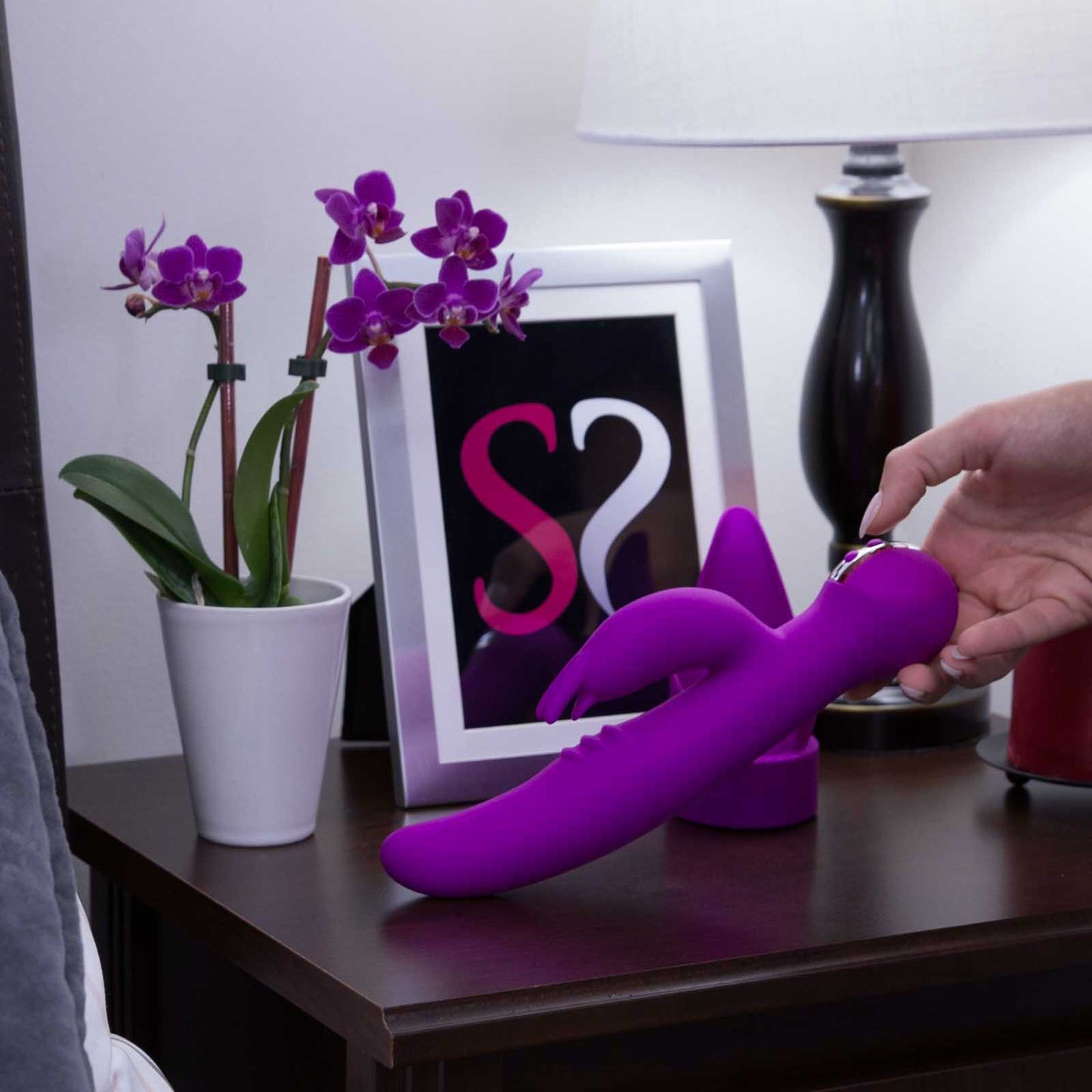 Vanity VR12 Rechargeable Waterproof Dual Rabbit