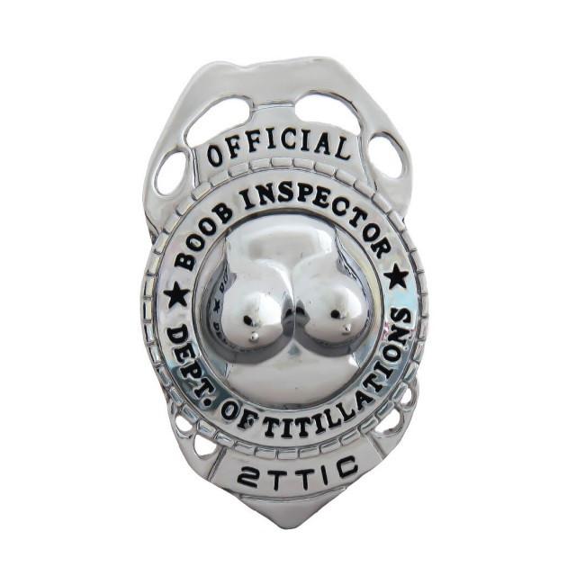 Boob Inspector Badge