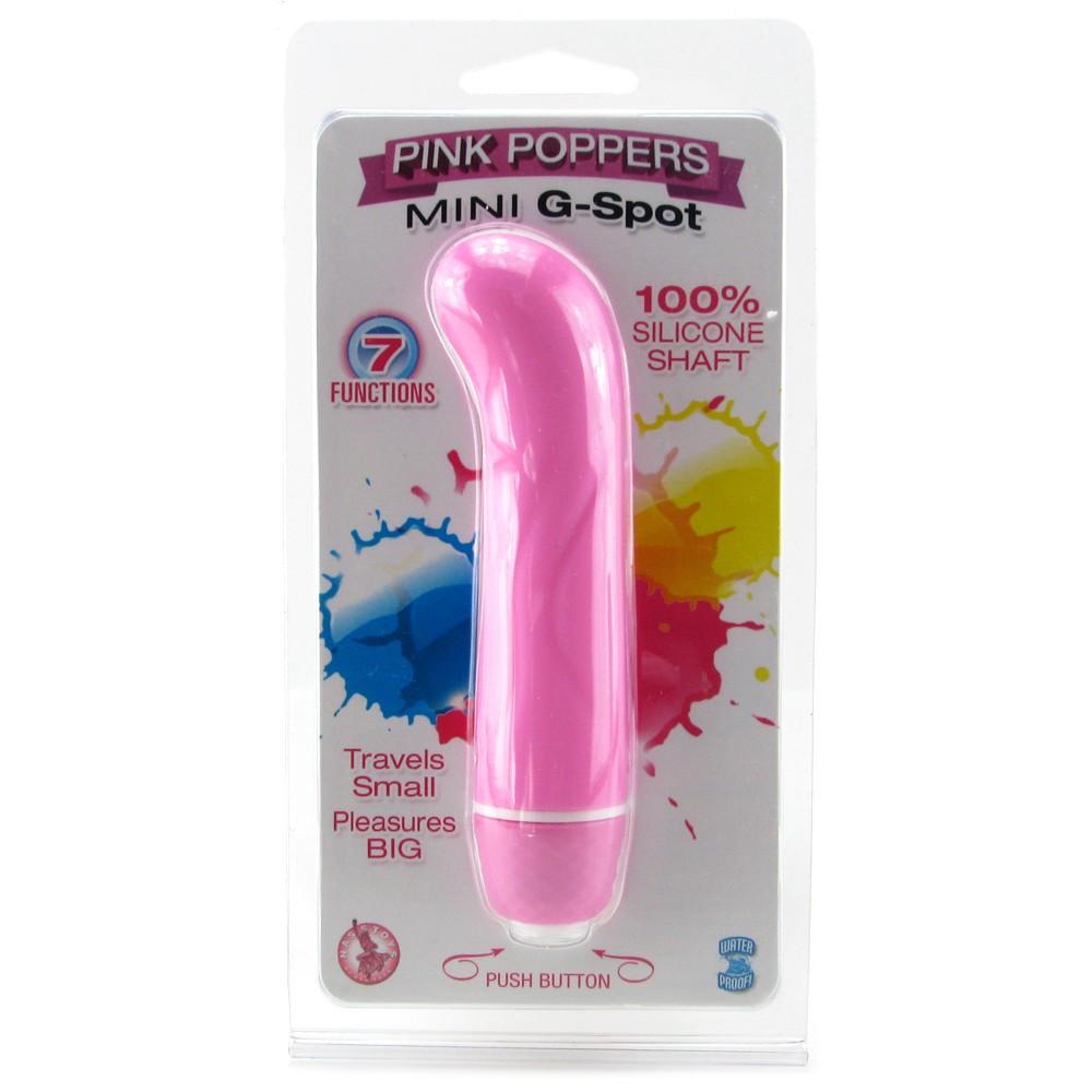 Pink Poppers Mini Waterproof G-Spot Vibrator by Nasstoys - - 5