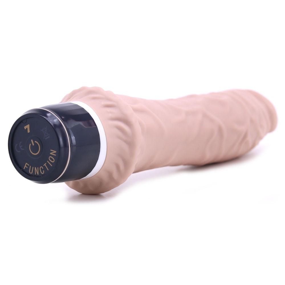 Timeless Classics 7 Function Silicone Top Stud Dildo Vibrator by Nasstoys - - 5