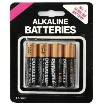 Duracell AA Batteries 4 Pack Carded by Simpli -