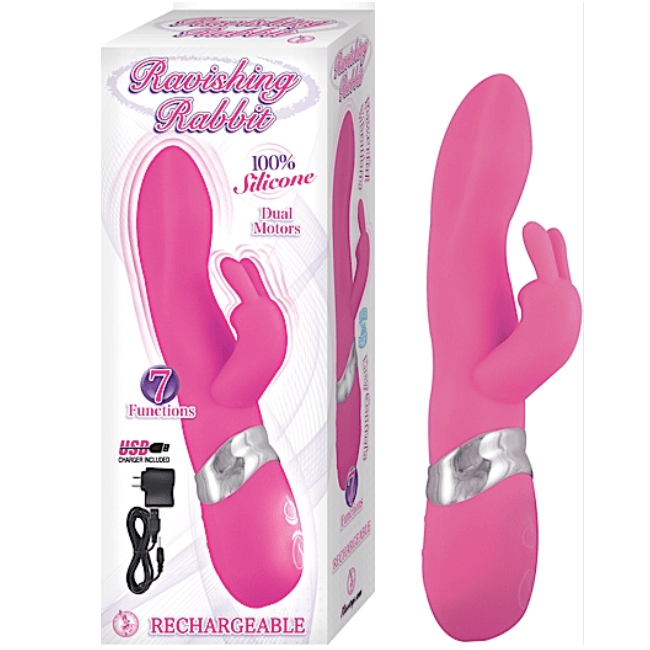 Ravishing Rabbit 7 Function Rechargeable Silicone Vibrator