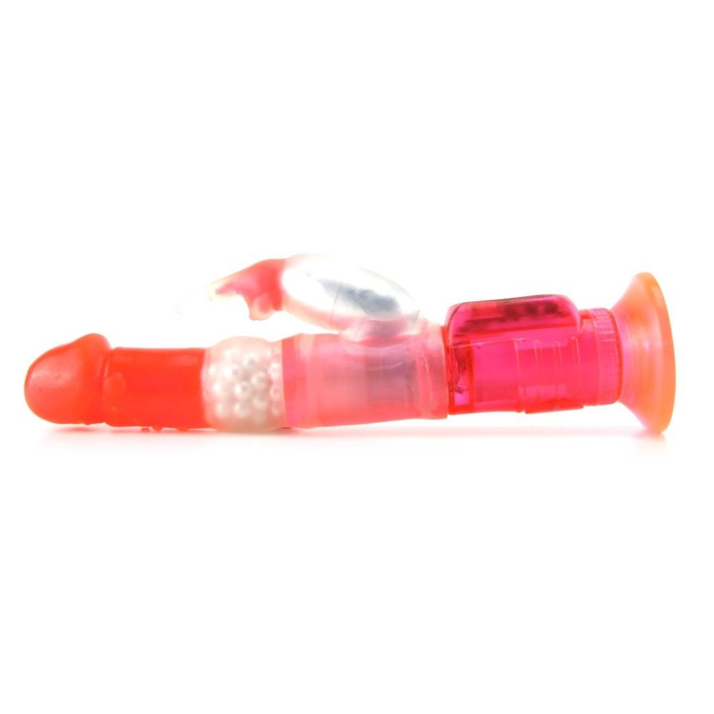 Wallbangers Deluxe Suction Cup Rabbit Pearl Vibrator by Pipedream - - 3
