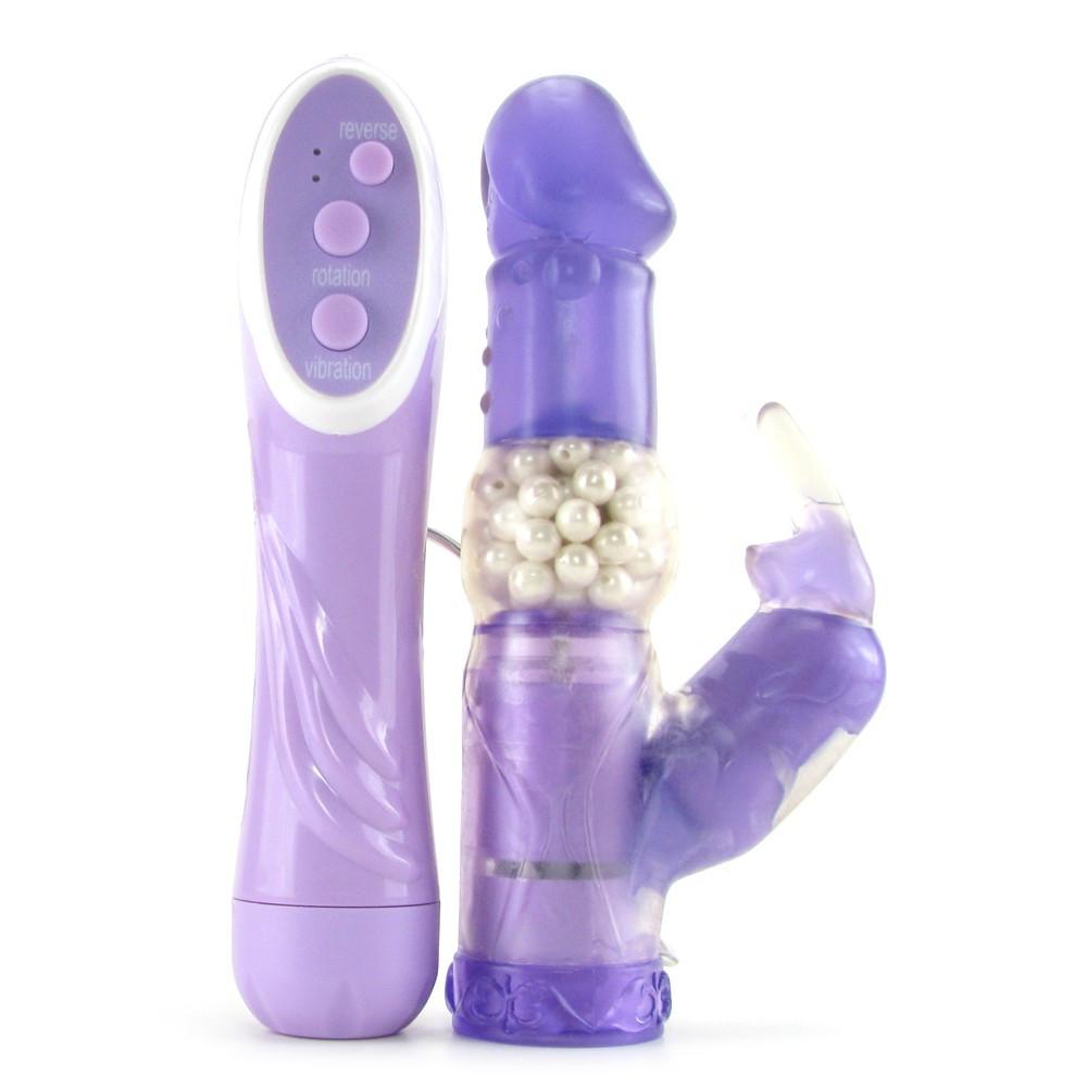 Classic Waterproof Purple Pearl Rabbit Vibe by Pipedream - - 1