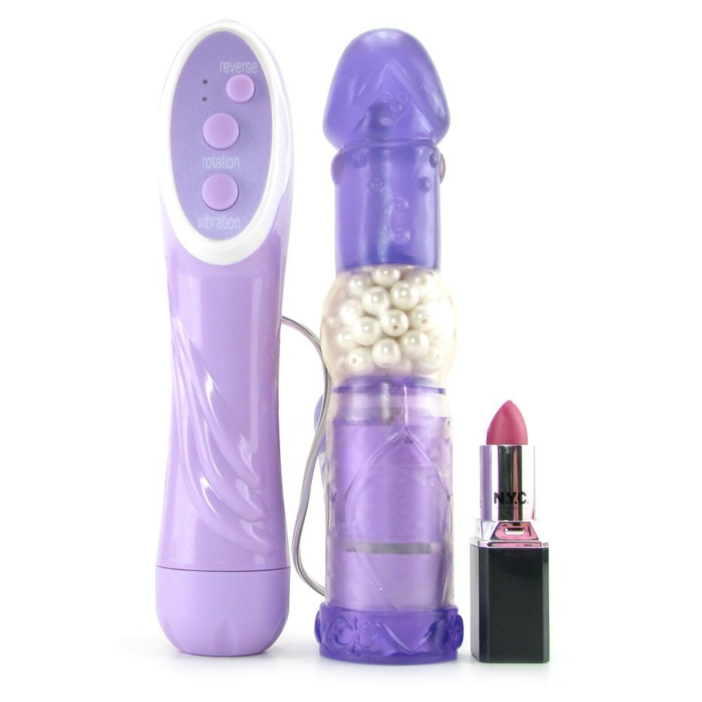 Classic Waterproof Purple Pearl Rabbit Vibe by Pipedream - - 4