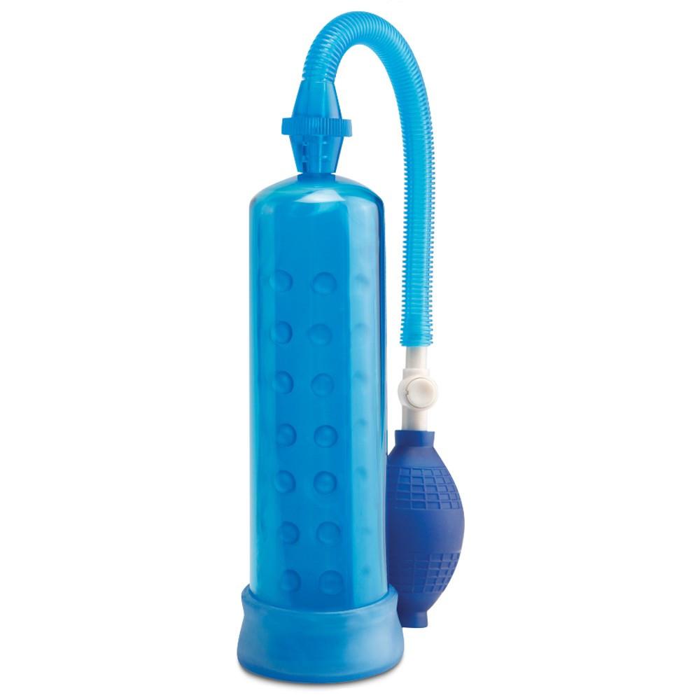 Silicone Penis Pump in Blue by Pipedream - - 1